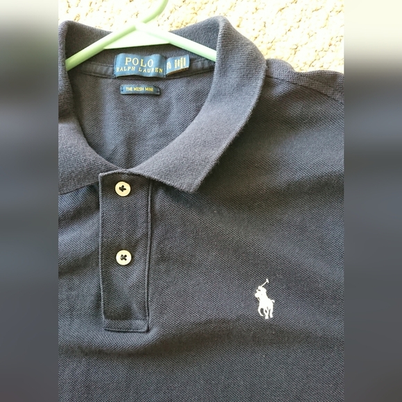 Polo Ralph Lauren The mesh Mini Navy short dress size XL - Picture 7 of 13